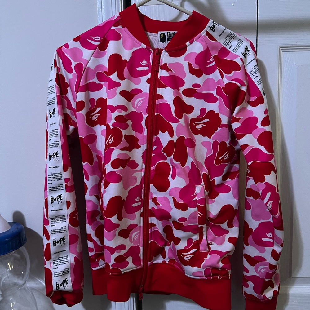 Bape zip up sweater